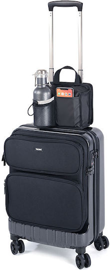 Troika Reisetasche Schwarz Stoff L21xB11xH17.5cm
