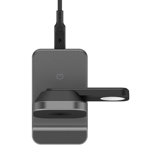 Spigen Wireless Charger Qi2 15W Gray (3-in-1 Stand S318W)