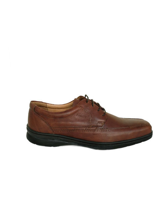 Boxer Men's Leather Casual Shoes Brown