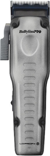 Babyliss PRO® FXONE™ Lo-ProFX High Performance Low-Profile Professional Rechargeable Hair Clipper Gray FX829E