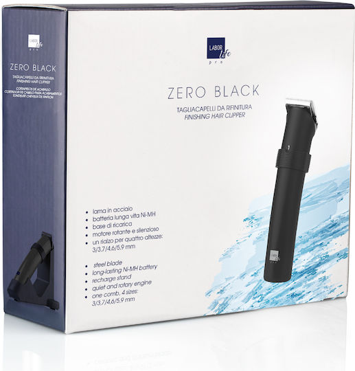 Labor Pro Zero Professionelle Wiederaufladbare Haarschneidemaschine Schwarz