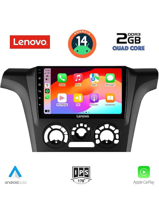 Lenovo Sistem Audio Auto pentru Mitsubishi Outlander 2001-2005 cu A/C (Bluetooth/USB/AUX/WiFi/GPS) cu Ecran Tactil 9"