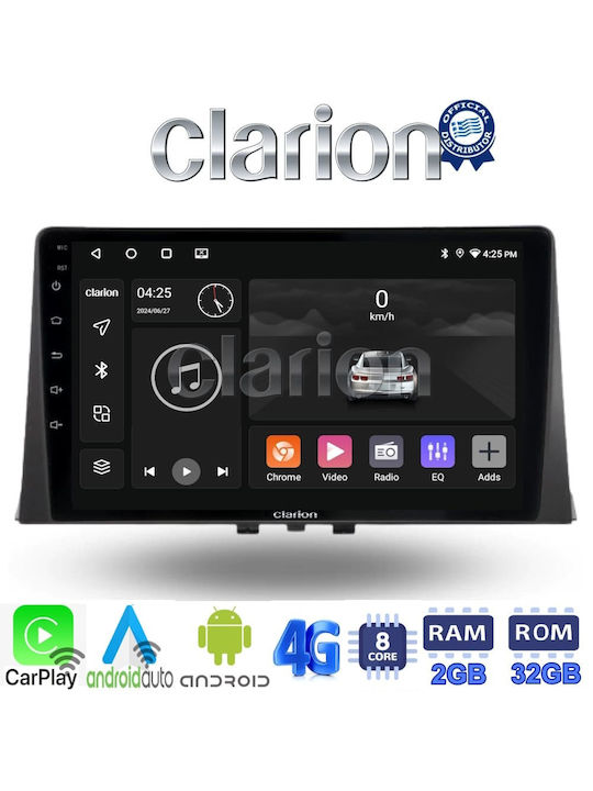 Clarion Car Audio System for Peugeot Partner Citroen Berlingo 2019> (Bluetooth/USB/WiFi/GPS) with Touch Screen 9"