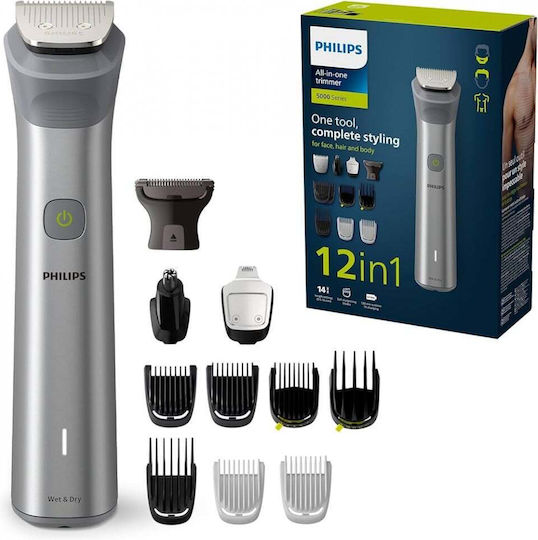 Philips Series 5000 Rechargeable Hair Clipper Silver MG5950/15