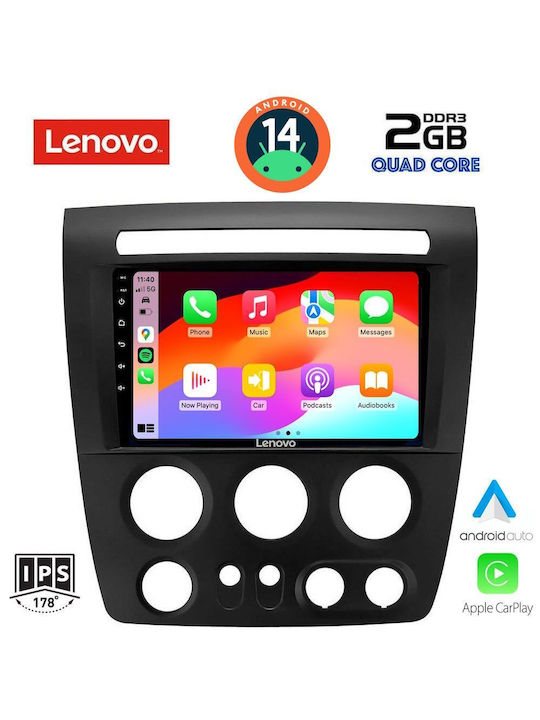 Lenovo Car Audio System Hummer H3 2005-2009 (Bluetooth/USB/AUX/WiFi/GPS) with Touch Screen 9"