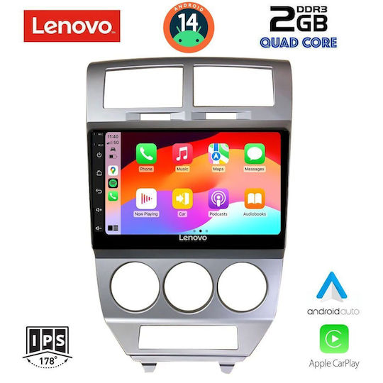 Lenovo Sistem Audio Auto Dodge Calibru 2006-2012 (Bluetooth/USB/AUX/WiFi/GPS/Apple-Carplay/Android-Auto) cu Ecran Tactil 10"