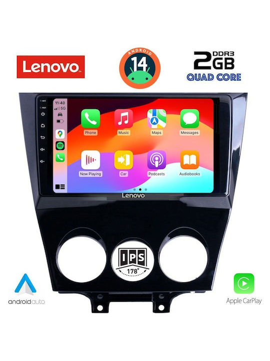 Lenovo Car Audio System for Mazda RX-8 2008> (Bluetooth/USB/AUX/WiFi/GPS) with Touch Screen 9"