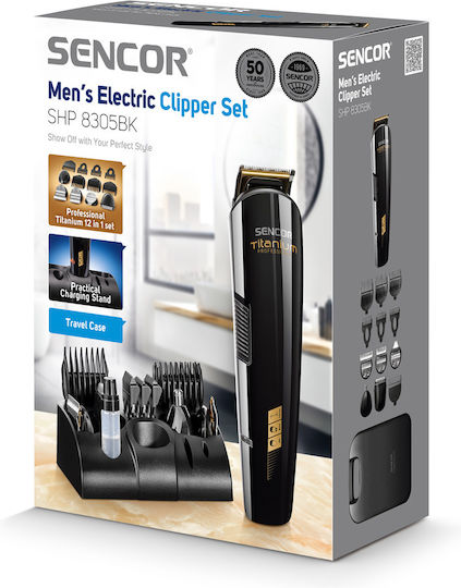 Sencor Rechargeable Hair Clipper Black SHP 8305BK