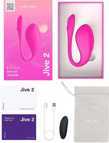 We-Vibe We Vibe - Jive 2 Mini Δονητής Egg με Απομακρυσμένο Έλεγχο 10.5cm Φούξια