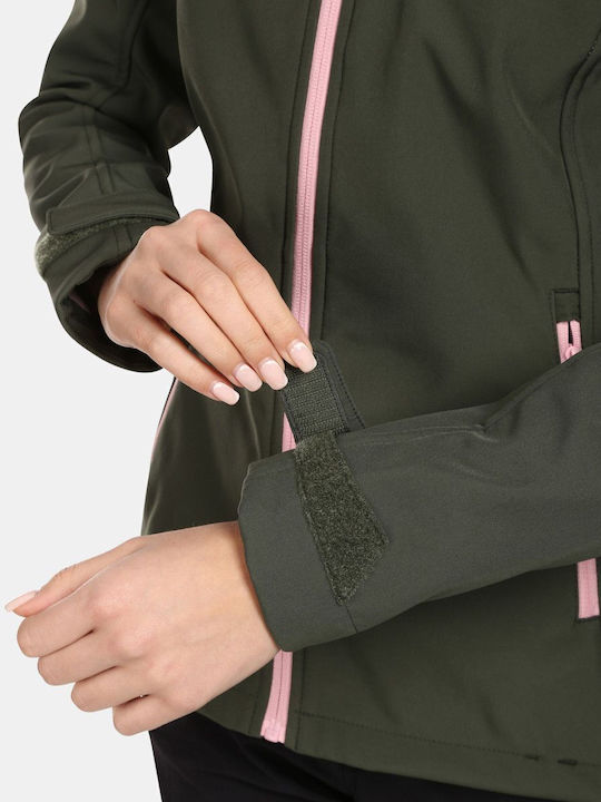 Ravia Softshell Γυναικείο Μπουφάν Dark Green