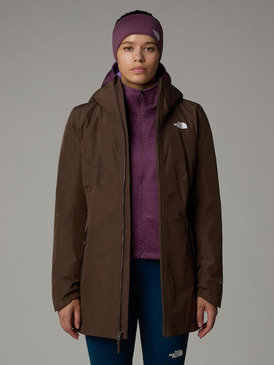 The North Face Hikesteller Insulated Jacket Parka Smokey Brown