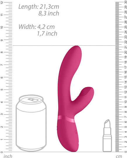 Vive Kyra Pulse Δονητής Rabbit 22cm Deep Rose