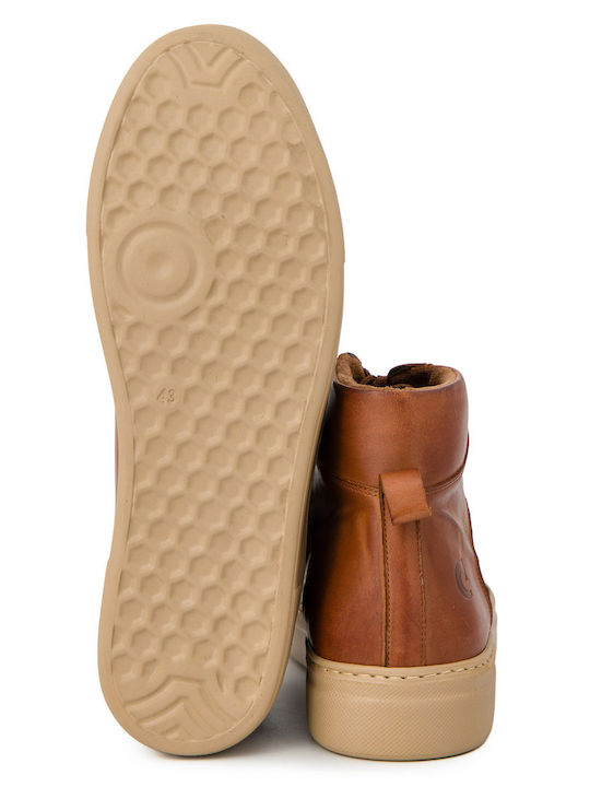 Leather Tabac Brown Men's Boots