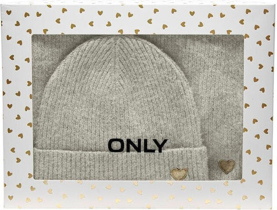 Beanie Frauen Beanie Gestrickt in Gray Farbe