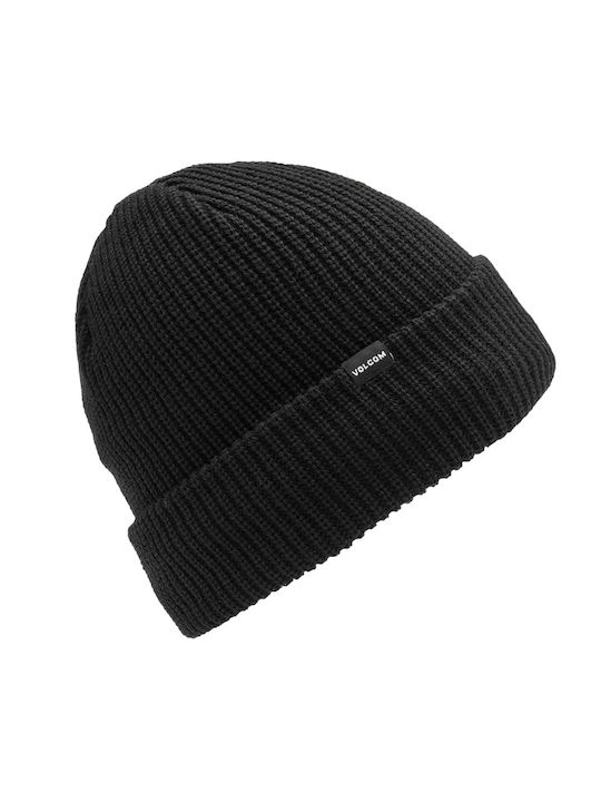 Volcom Sweep Lined Beanie Ανδρικός Σκούφος Πλεκτός σε Μαύρο χρώμα