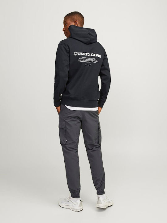 Jack & Jones black with Hood