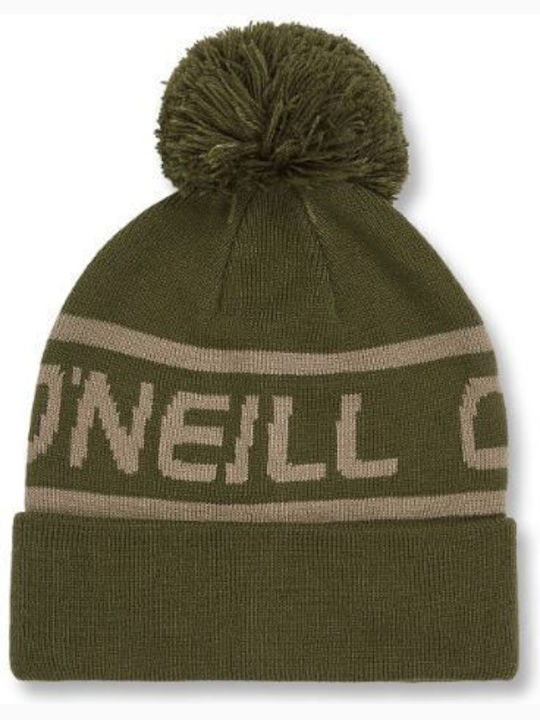 Beanie Beanie Knitted in Khaki color