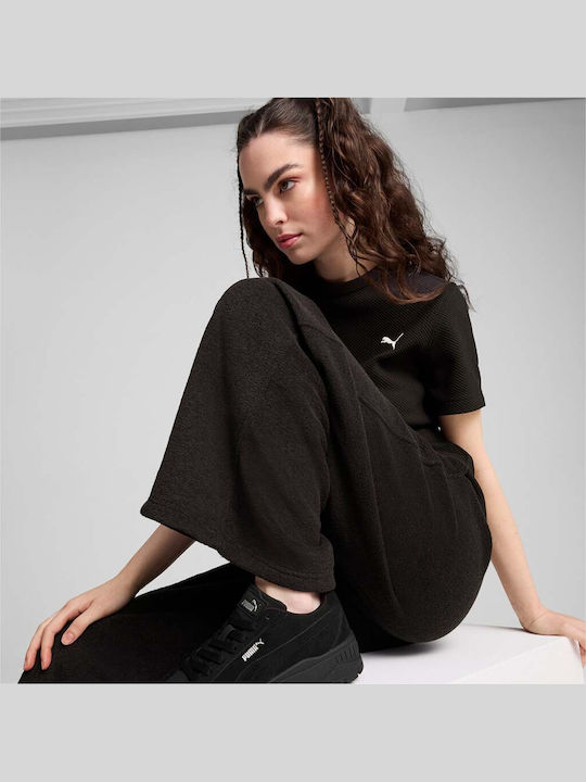 Jogginghose Vlies Black