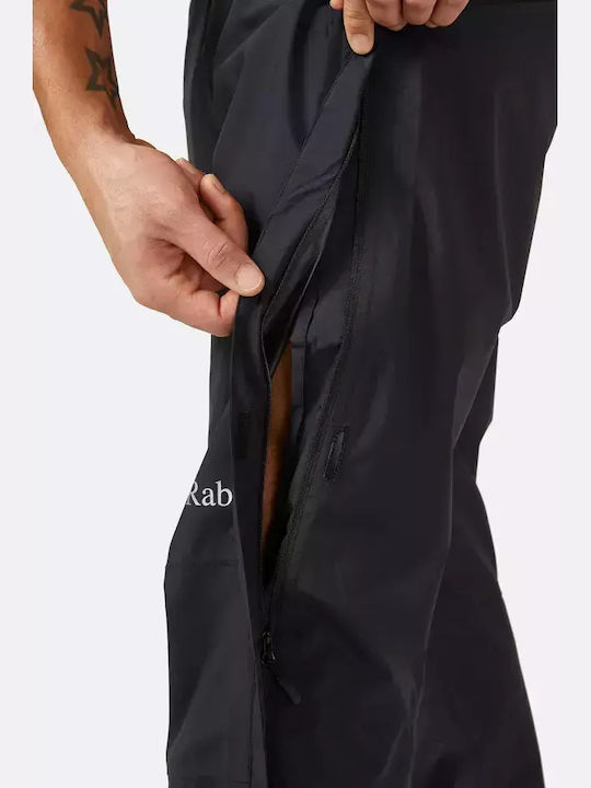 Rab Downpour Eco Men's Hiking Long Trousers Black