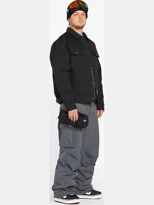Volcom Insulated G1652500-BLK Ανδρικό Μπουφάν για Σκι & Snowboard Μαύρο