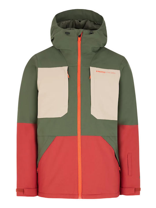 Protest Snowjacket 6710944-773 Masculin Jachetă pentru Schi & Snowboard Roșu