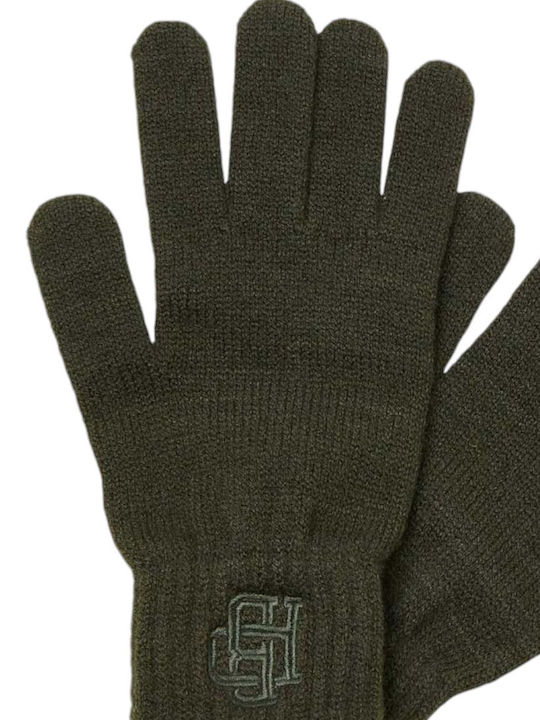 Jack & Jones Men's Knitted Gloves Khaki