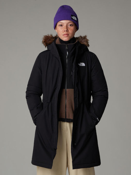 Recycled Zaneck Winter Jacket Parka Black