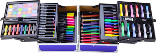 Art Set in Folding Suitcase Space 133 El Σετ Ζωγραφικής σε Βαλιτσάκι 133τμχ