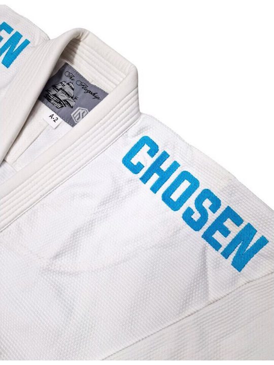 Chosen Uniform Brasilianisches Jiu Jitsu Weiß