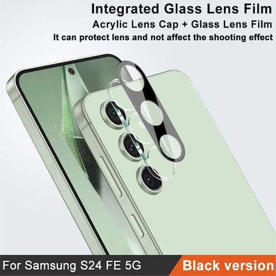 Προστασία Κάμερας Tempered Glass Μαύρο για το Samsung Galaxy S24 FE 5G