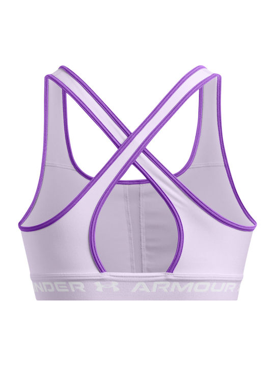 Crossback Mid Bra Frauen Sport-BH Lila