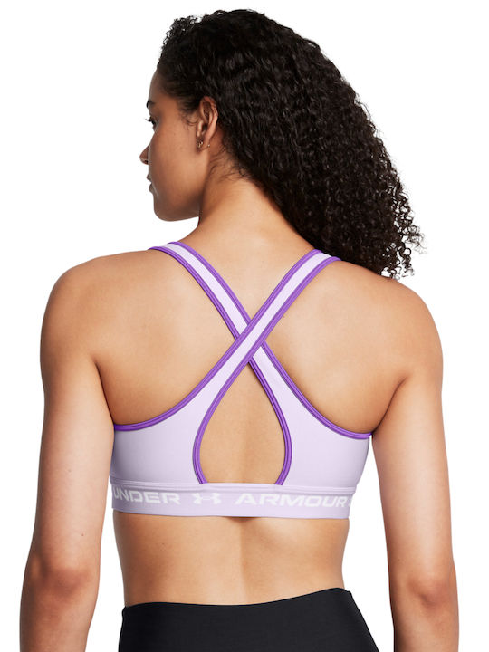 Under Armour Crossback Mid Bra Women's Bra without Padding Purple