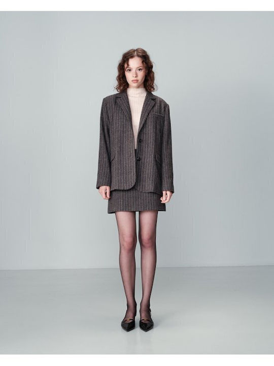 Grace & Mila Women's Blazer Gray