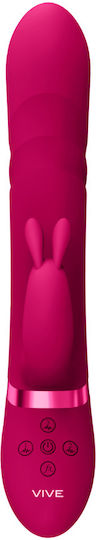 Vive Vibrating Vibrator Iepurele 22cm Roz