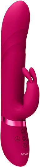 Vive Vibrating Vibrator Iepurele 22cm Roz