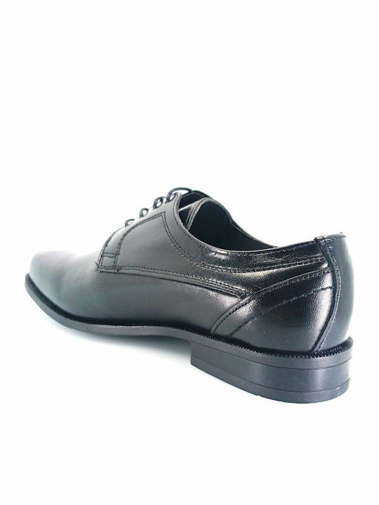 Leder Herren Freizeitschuhe Schwarz