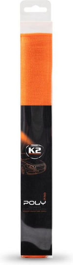 K2 Poly Pro Cloth Microfiber Cleaning Car Orange 30x30cm
