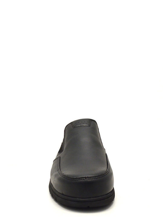 Leder Herren Freizeitschuhe Schwarz