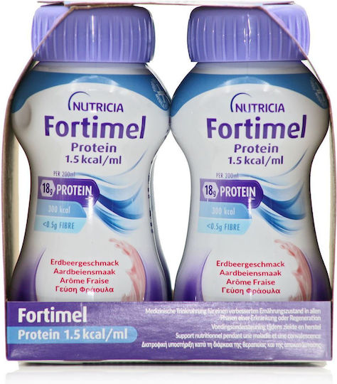 Nutricia Fortimel Extra Special Food Supplement 4 x 200ml Strawberry