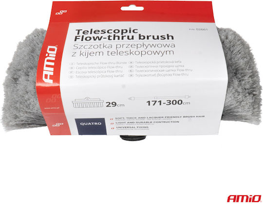AMiO Telescopic Car Wash Broom with Water Supply 171-300cm