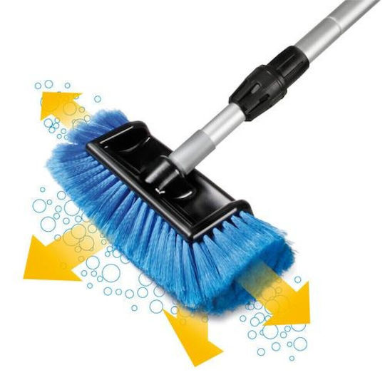 3D Washing Brush with Telescopic Handle 133-250 cm and Water Supply