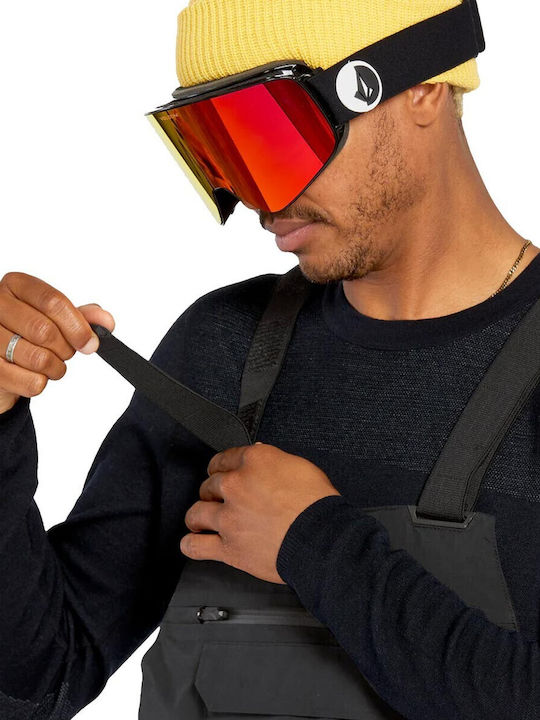 Volcom Gore-tex G1352503-BLK Ανδρική Σαλοπέτα Σκι & Snowboard Μαύρη