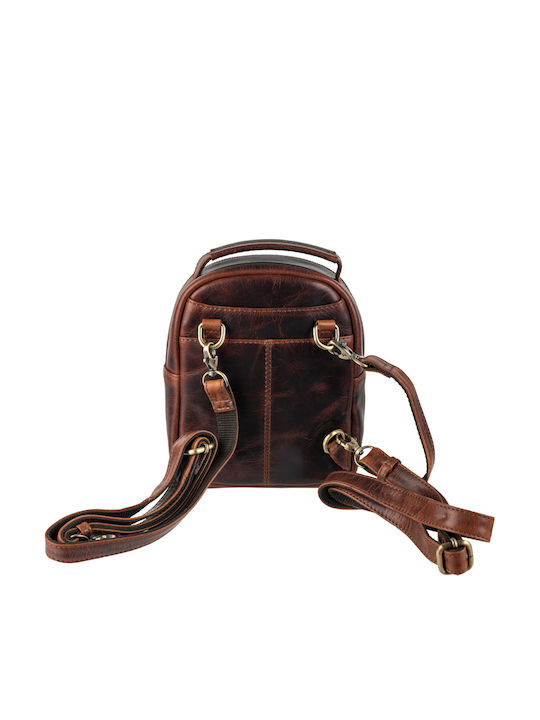 Leather Creations XK Backpack Καφέ