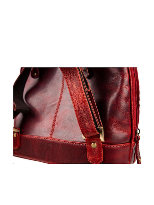 Leather Creations XK Раница Червена