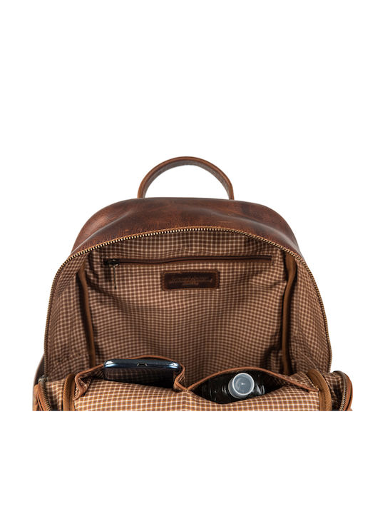 Leather Creations XK Rucksack Braun