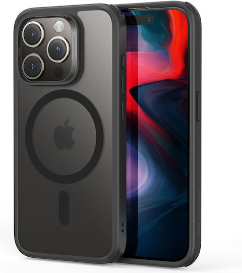 ESR Classic Hybrid Halolock Back Cover Silicone / Plastic 0.7mm Black (iPhone 16 Pro Max)