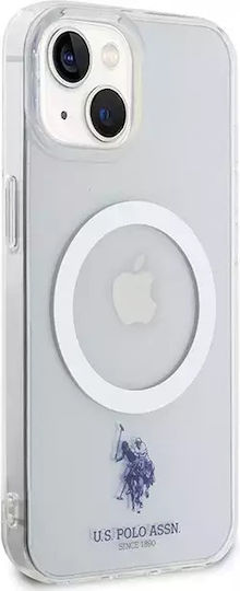 U.S. Polo Assn. Magsafe Collection Back Cover Silicone / Plastic Transparent (iPhone 15)