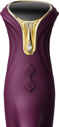 Zalo Velvet Δονητής G-Spot 25.7cm Μωβ