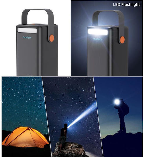 Choetech B664 Power Bank 50000mAh 65W mit 3 USB-A Anschlüssen und USB-C Anschluss Schwarz