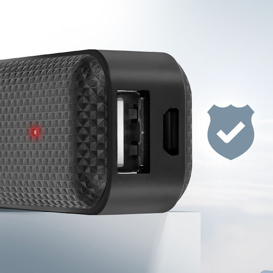 Setty Travel Battery Mini Power Bank 2600mAh με Θύρα USB-A Μαύρο